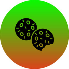 Fototapeta premium Cookies Icon