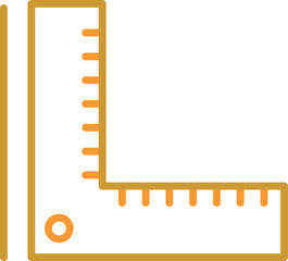 Ruler Vector Icon
