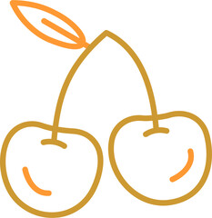 Cherries Vector Icon