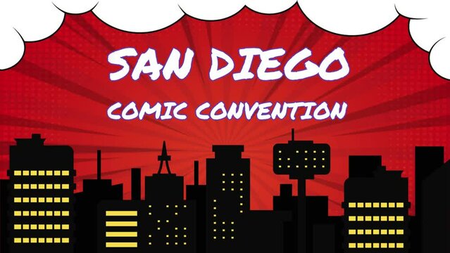 San Diego Comic Convention, a comic convention in the U.S., 25 July to 28 July, culture, comics, and cosplay​