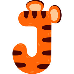 Tiger Alphabet J