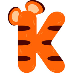 Tiger Alphabet K