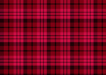 black red tone plaid seamless pattern vector. Background graphic tartan fashion design use for print, texture, cloth, fabric, flannel.