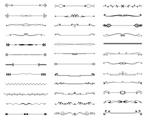 Vector Exquisite Ornamental and Page Decoration Designs elements.