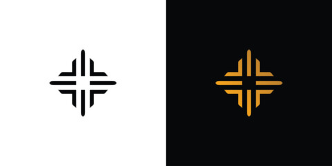 Modern and unique star icon logo design 2 © Rusly