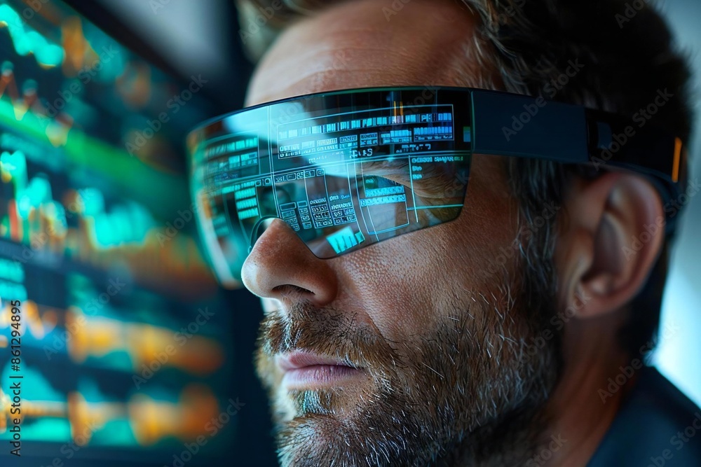 Poster auditor using ai-powered augmented reality glasses to investigate corporate fraud through holographi