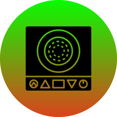 Naklejka premium Hob Icon