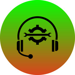 Obraz premium Tech support Icon