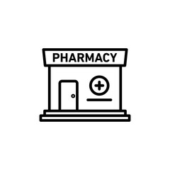 Pharmacy Icon Ideal for Healthcare and Medicine