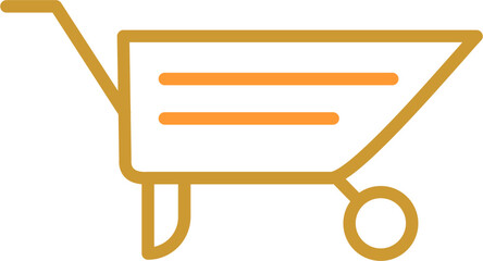 Garden Cart Vector Icon