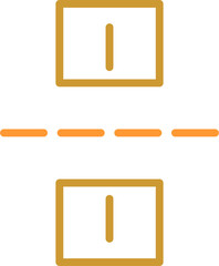 Linked Road Vector Icon