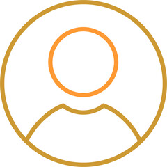 Male Profile Vector Icon