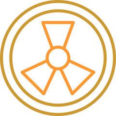 Radiation Vector Icon