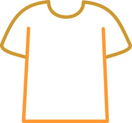 Plain T-Shirt Vector Icon