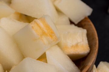 fresh melon cooked for nutrition