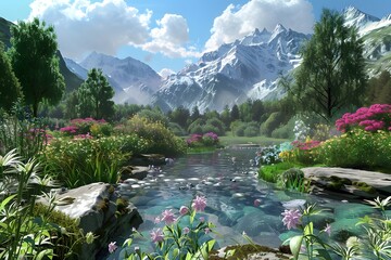 Explore a digital art gallery showcasing Virtual Realty Renaissance, where stunning virtual landscapes and artistic creations come alive in immersive digital environments.