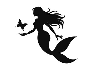 mermaid with a fish