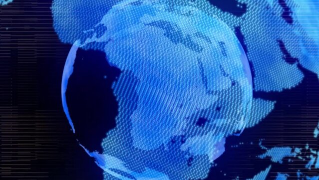 Business World Globe Background 3D Rendering