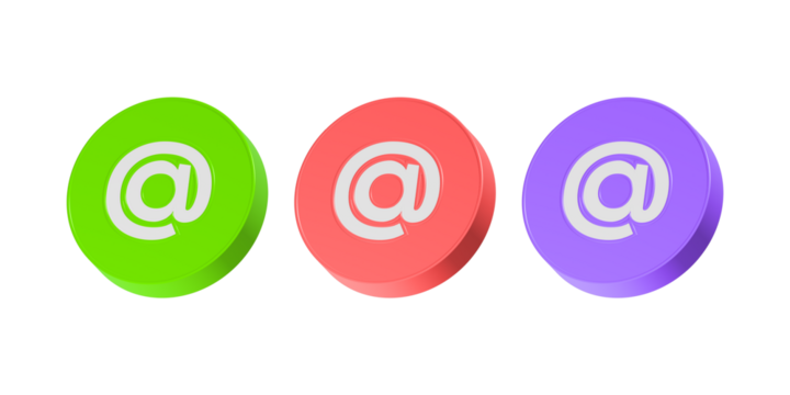 mail icon @ 3d realistic - Powered by Adobe