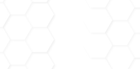 Abstract background with hexagons honeycomb technology texture. Hexagonal shape structure light seamless geometric background. Surface polygon pattern with digital hexagon and futuristic business.