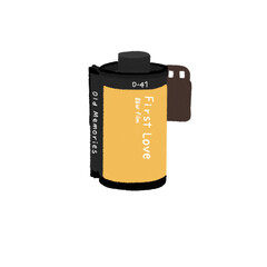 Analogue Camera Film written first love
