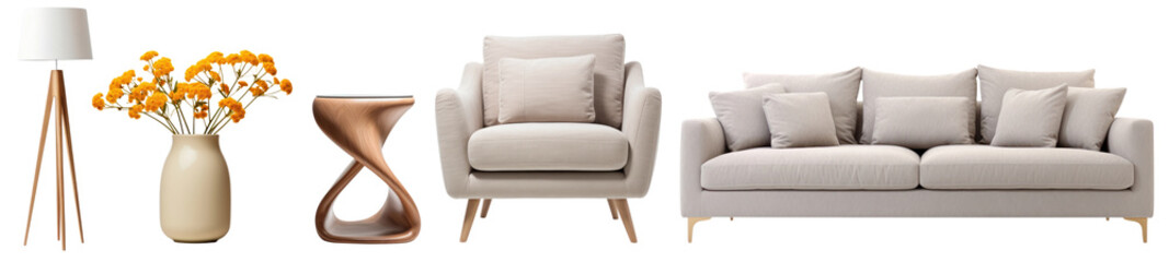 Modern furniture home interior set