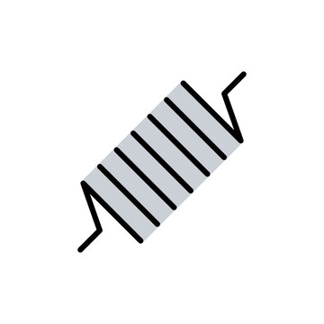 recommend clip art: Spring, coil and absorber icon