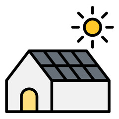 Solar energy icon