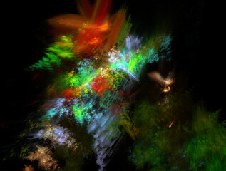 Imaginatory fractal abstract background Image