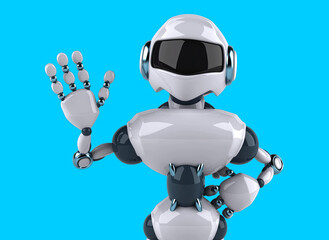 Fun 3D cartoon robot