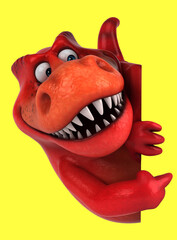 Fun 3D cartoon Trex © Julien Tromeur