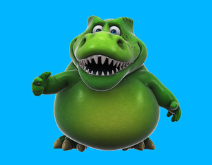 Fun 3D cartoon trex talking © Julien Tromeur
