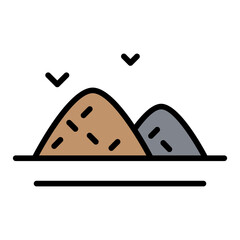 Water pollution icon