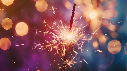 Obraz premium festive, fourth, july, background, grand, display, fireworks, exploding, city, skylinefireworks, night, sky, skyline, celebration, fourth of july, independence day, usa, america, patriotic, red, white