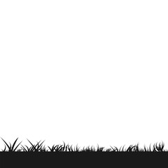 Halloween Grass Silhouette Illustration