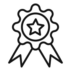 Honor Badge Icon Ideal for Achievements and Awards