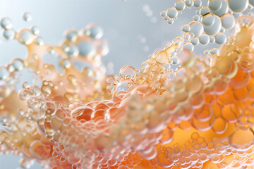 Before & After in One Image: AHA & BHA Molecules Dissolve Dead Skin, Revealing Healthier Skin Beneath