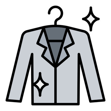gray blazer hanging clean clip art preview