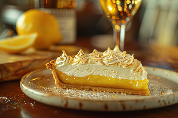 A delicious Lemon meringue pie