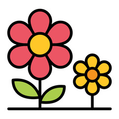 Flower garden icon