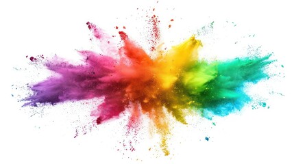 Fototapeta premium Colorful Explosion of Powder