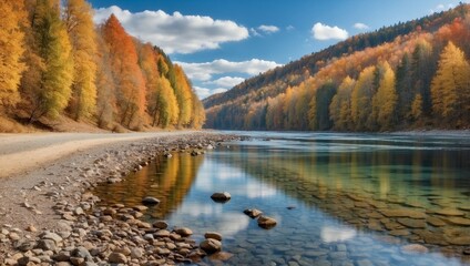 autumn in the mountains