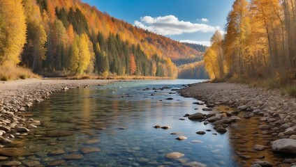 autumn in the mountains