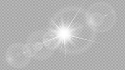 Vector transparent sunlight special lens flare light effect. Stock royalty free vector illustration. PNG	