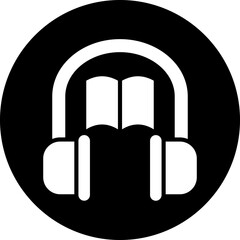 Vector Design Audiobook Icon Style