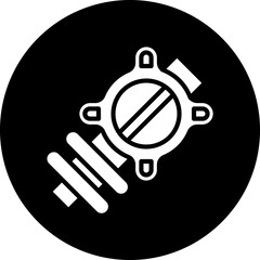 Vector Design Throttle Plate Icon Style