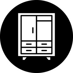 Vector Design Wardrobe Icon Style