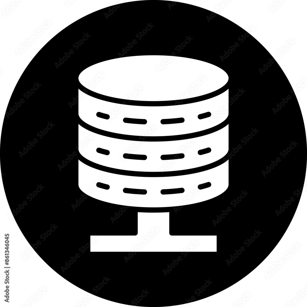 Poster vector design database icon style