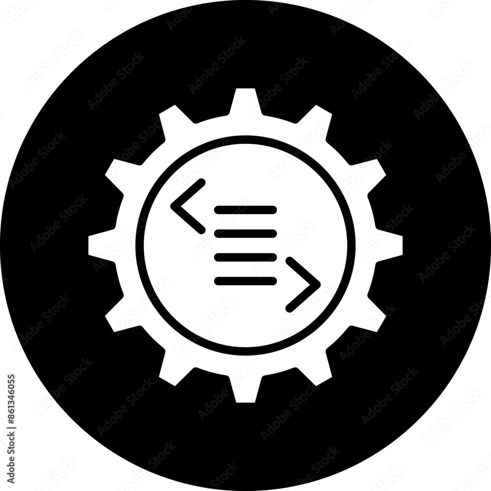Poster vector design code settings icon style