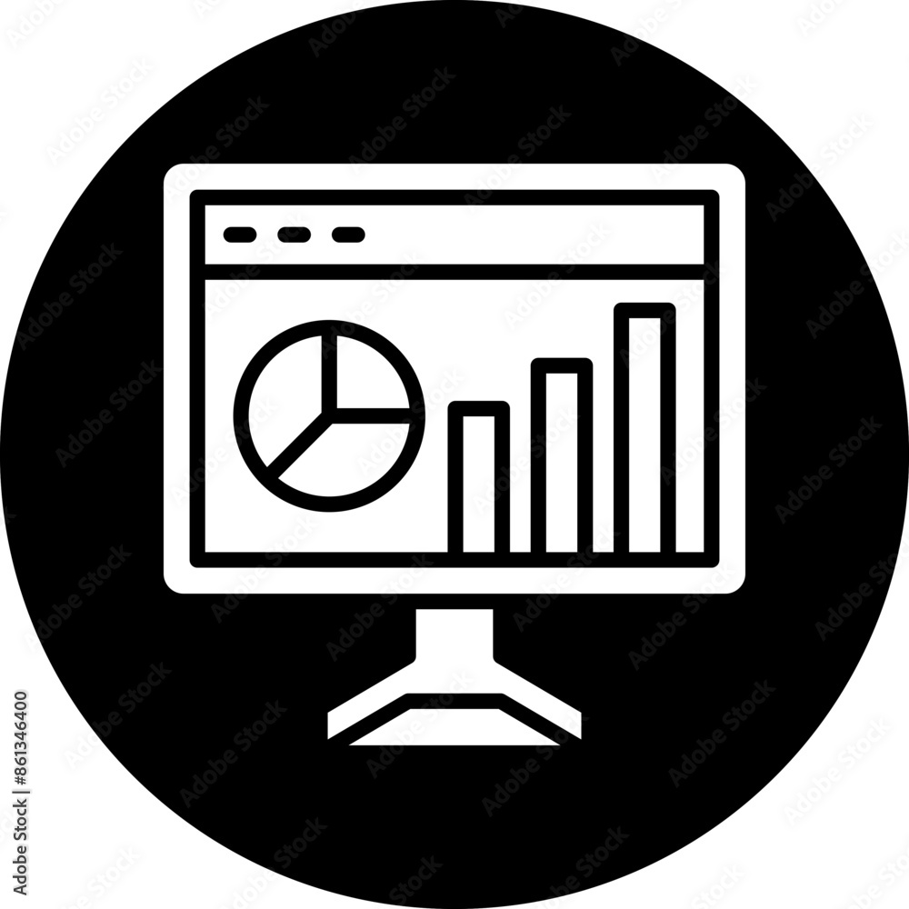 Poster vector design website dashboard icon style